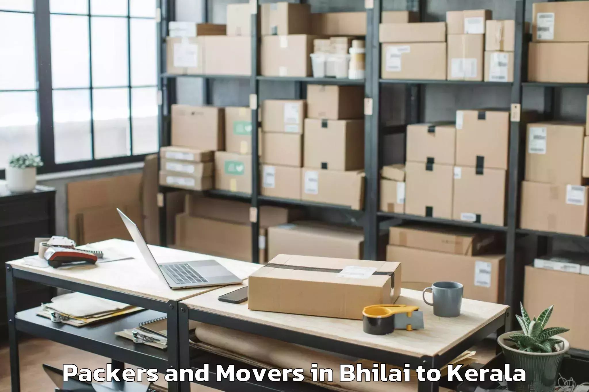 Reliable Bhilai to Hilite Mall Calicut Packers And Movers